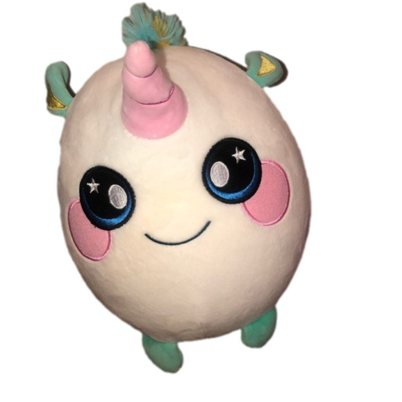 SQUEEZAMALS Ula The Unicorn Squish Toy Teddy - Picture 1 of 3
